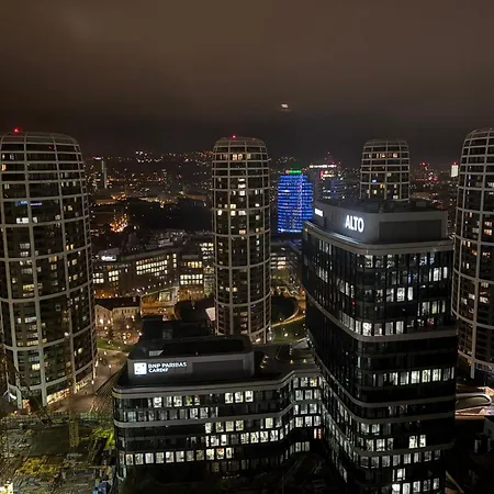 29th Floor Luxury Skyline 1bdrm - Downtown Center * Bratislava
